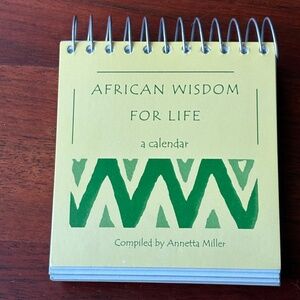 African Wisdom for Life Daily Calendar - NWT